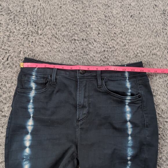 Driftwood Jeans Women 27x28 Blue Jackie High Rise Skinny Dark Casual Stretch - Picture 5 of 9